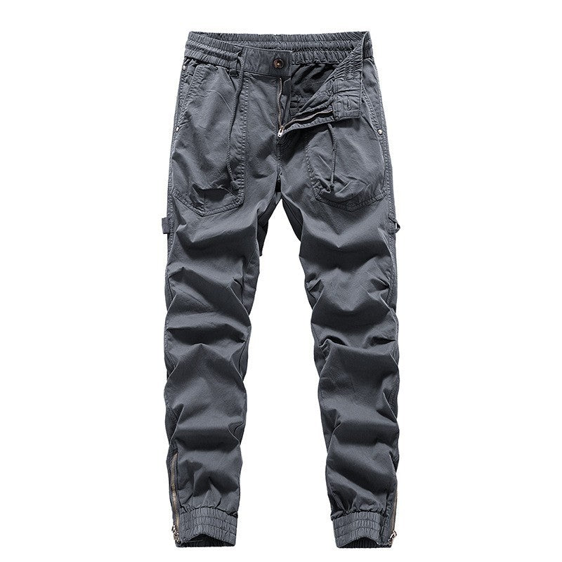 Herren Outdoor-Arbeitshose im Joggerstil mit elastischem Komfortbund, aufgesetzten Rundtaschen und Knöchelreißverschluss Echo Archiv