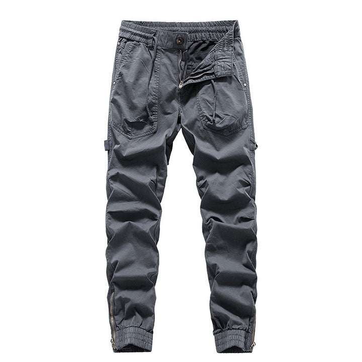Herren Outdoor-Arbeitshose im Joggerstil mit elastischem Komfortbund, aufgesetzten Rundtaschen und Knöchelreißverschluss Echo Archiv