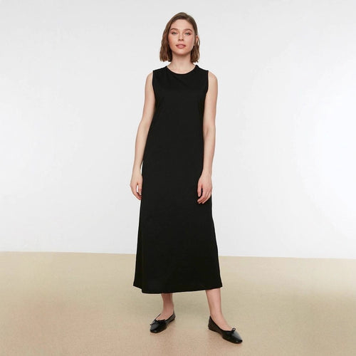 Damen Maxikleid aus weichem und leichtem Jersey Echo Archiv