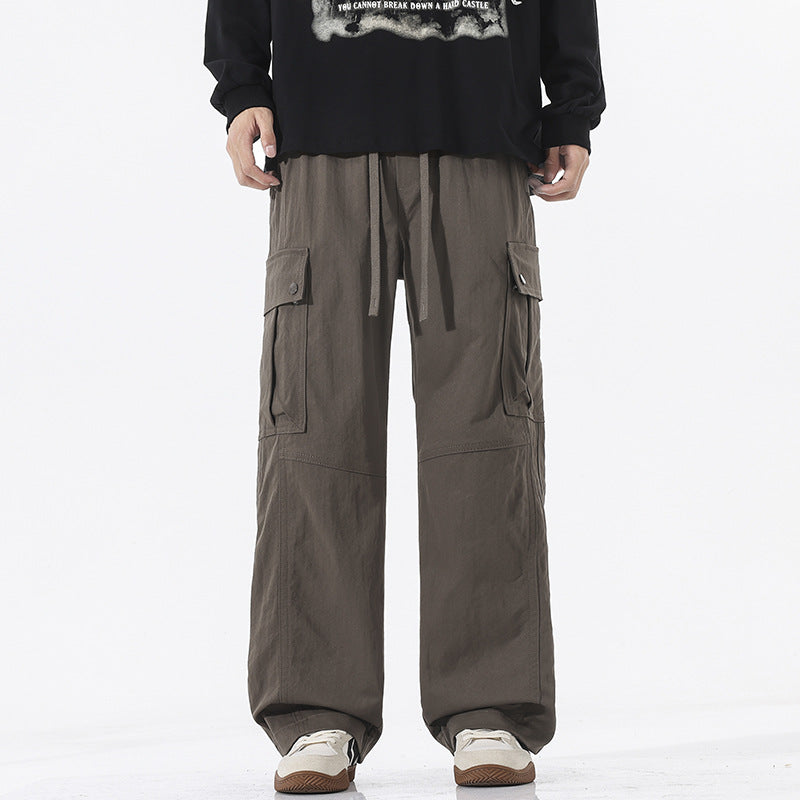 Herren Oversize-Cargohose im Utility-Stil mit Tunnelzugbund und großen Klappentaschen Echo Archiv