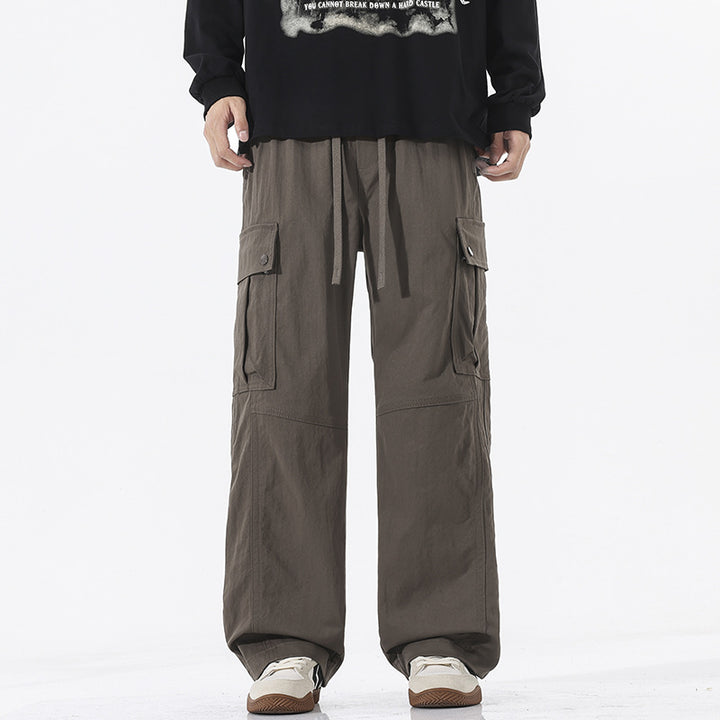 Herren Oversize-Cargohose im Utility-Stil mit Tunnelzugbund und großen Klappentaschen Echo Archiv