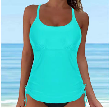 Damen lässiges Tankini-Oberteil mit Schnürung Echo Archiv