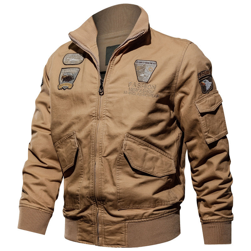 Herren robuste Canvas-Fliegerjacke Echo Archiv