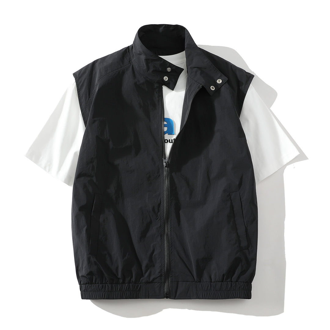 Herren trendige ärmellose Jacke mit modernem Design Echoarchiv