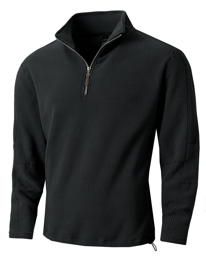 Herren Fleece-Pullover mit praktischen Reißverschlusselementen und hohem Kragen Echoarchiv