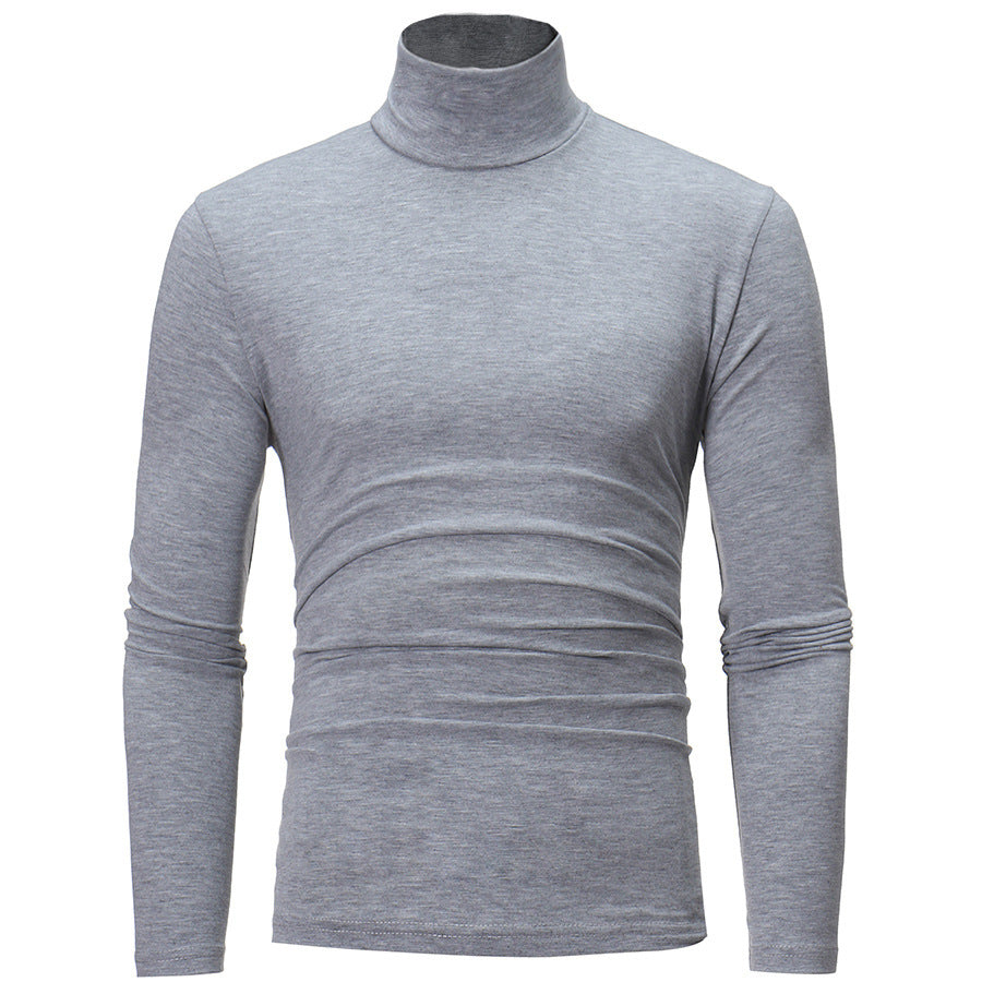 Herren eleganter Rollkragenpullover aus bequemen Stretchmaterial Echoarchiv