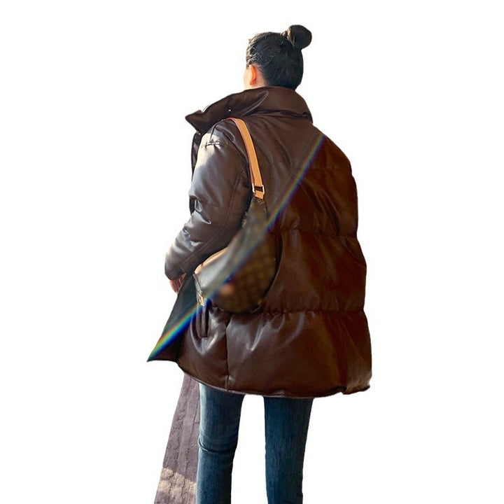 Damen Modische Oversized Daunenjacke Echoarchiv