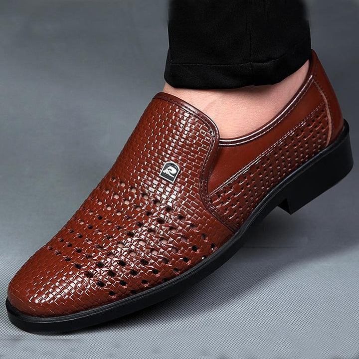 Herren Atmungsaktive Handgewebte Slipper Echoarchiv
