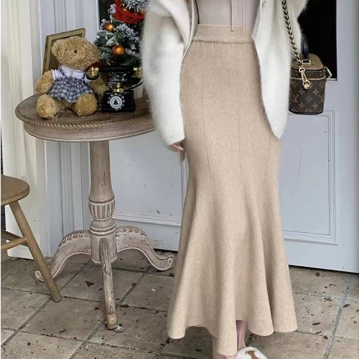 Damen Eleganter und schwingender Maxirock Echo Archiv