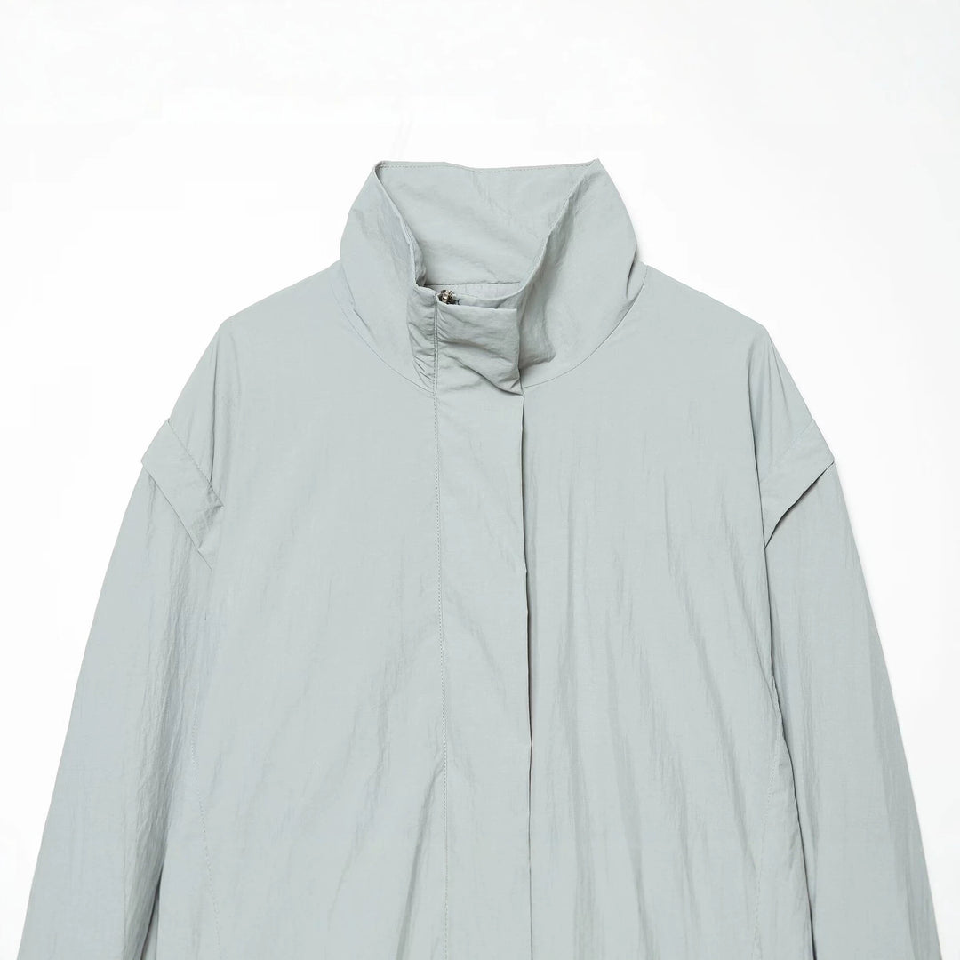 Damen Cropped-Übergangsjacke mit hohem Stehkragen und verdecktem Reißverschluss Echo Archiv