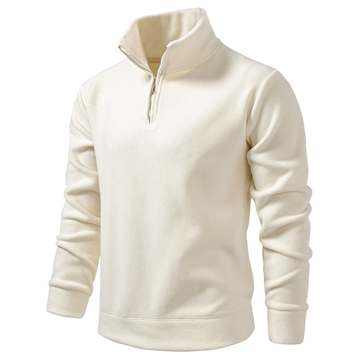 Herren Fleece-Halbzip-Pullover mit Stehkragen und weichem Mikrofleece Echo Archiv