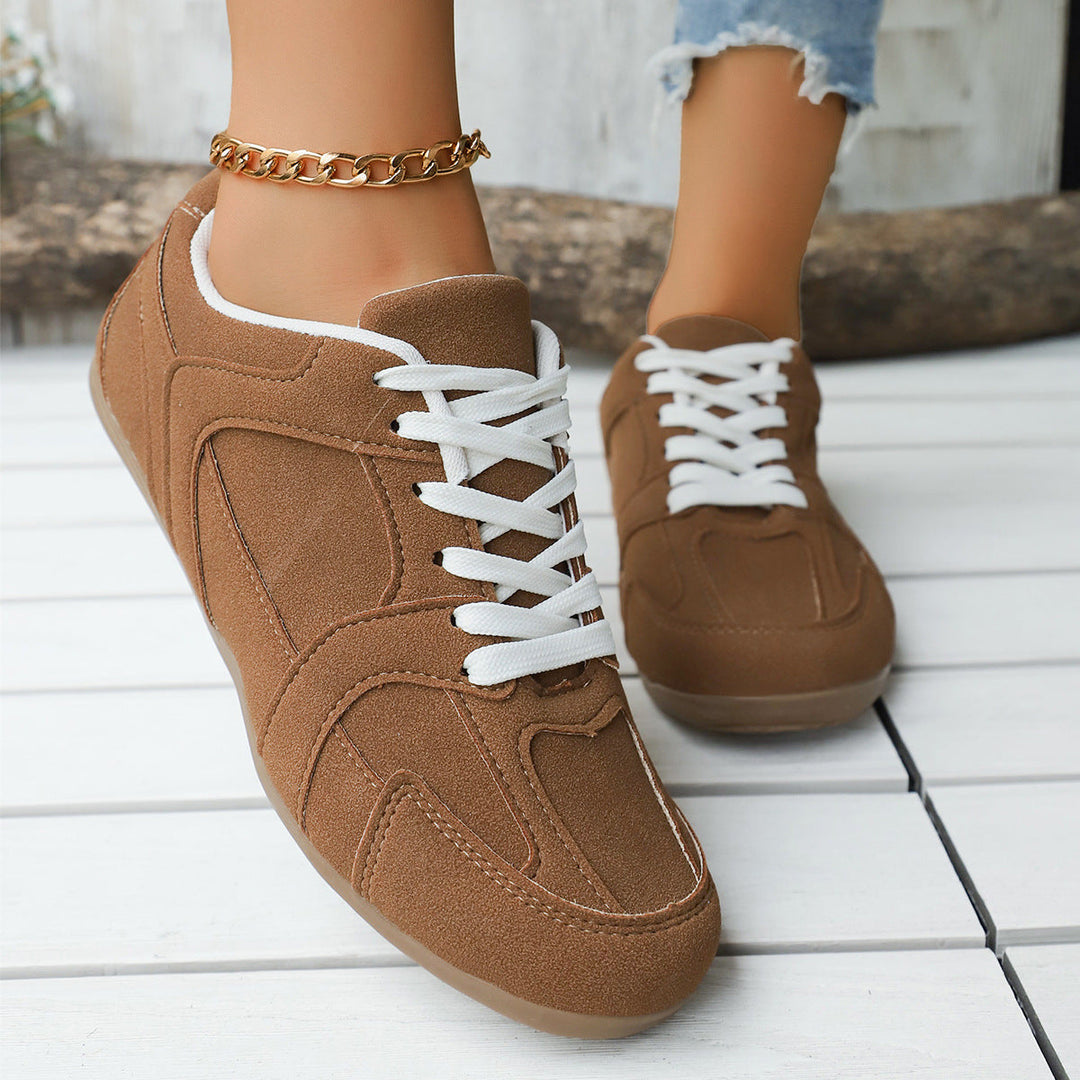 Damen Sportliche Sneakers mit atmungsaktiver Oberflächenstruktur Echo Archiv