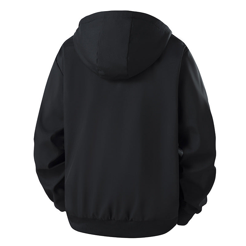 Herren Kapuzenjacke mit Teddyfutter, windabweisendem Außenstoff und geradem Schnitt Echo Archiv