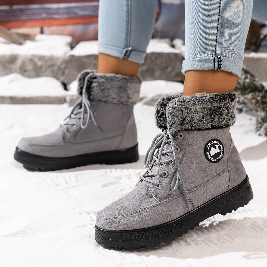 Damen gefütterte Winterstiefel Echoarchiv