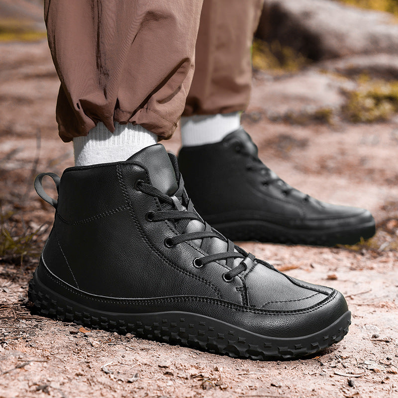 Herren nan urbaner Leder-Sneakerboot mit gepolstertem Schaft und griffiger Profilsohle Echo Archiv