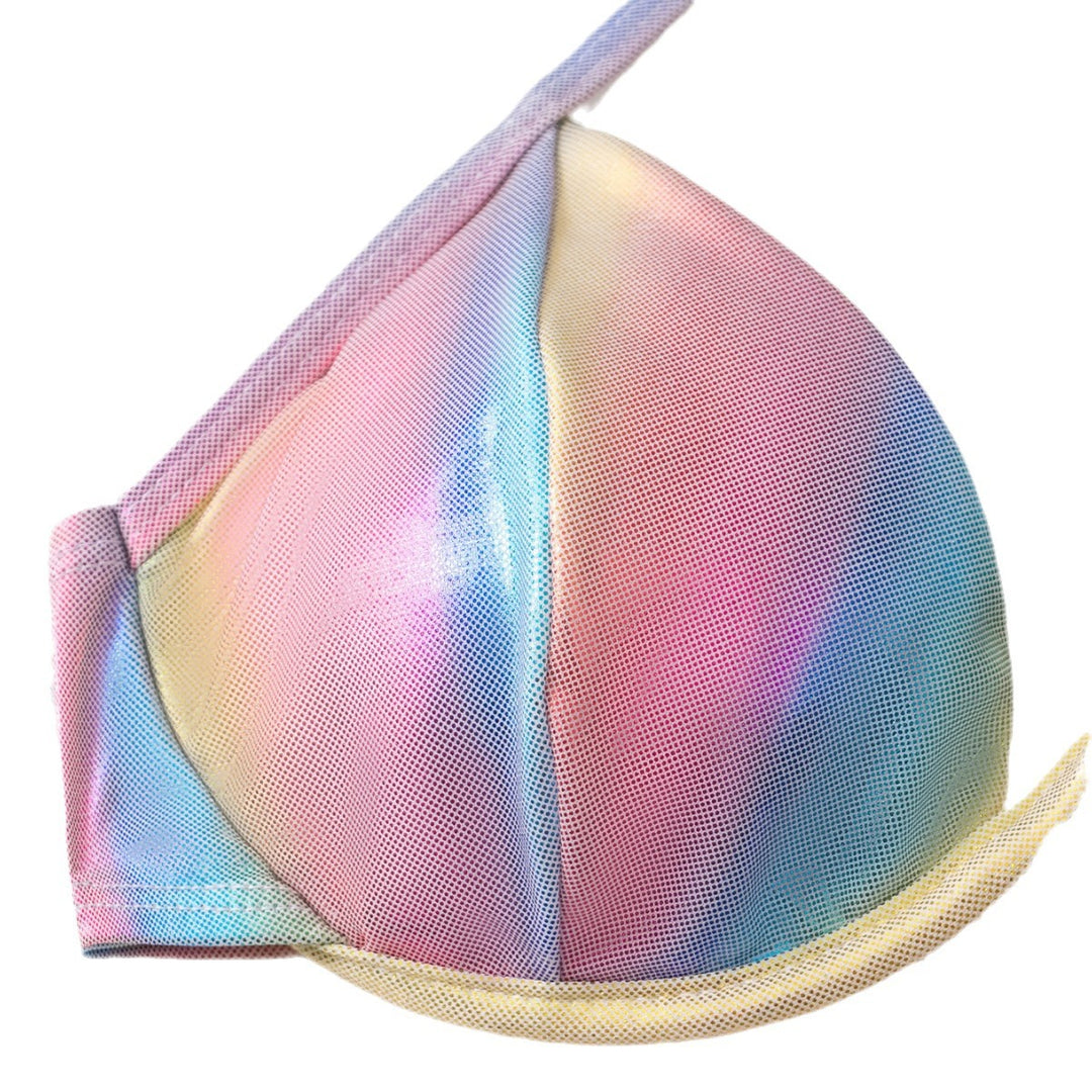 Damen Holographischer Triangel-Bikini Echo Archiv