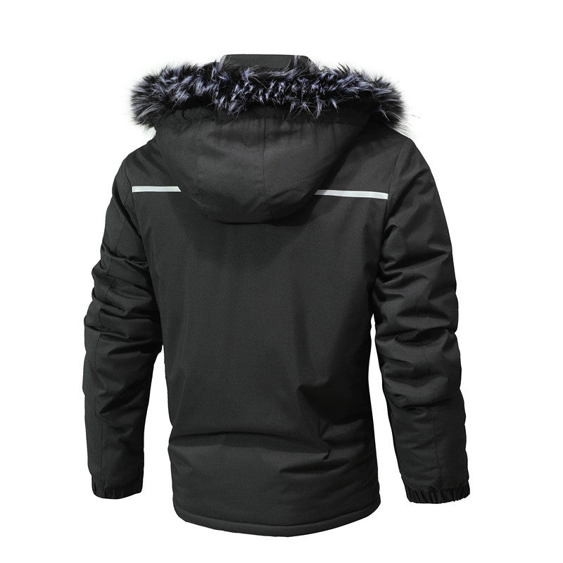 Herren Arctic-Insulated Parka mit abnehmbarer Kunstfellkapuze und reflektierenden Details Echoarchiv