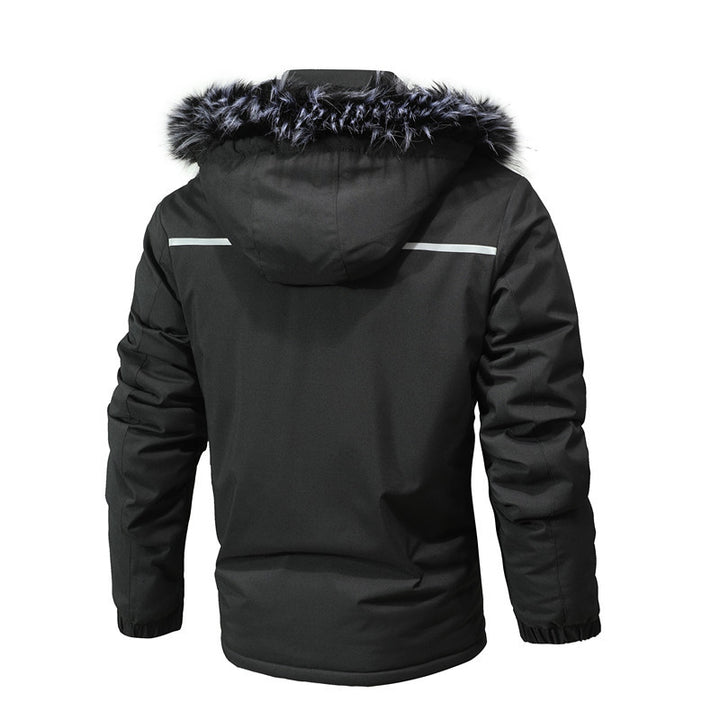 Herren Arctic-Insulated Parka mit abnehmbarer Kunstfellkapuze und reflektierenden Details Echoarchiv