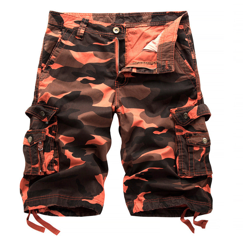 Herren Cargoshorts mit multifunktionalen Taschen und camouflagemuster Echoarchiv