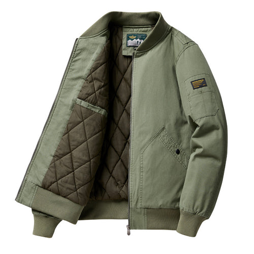 Herren Modische bomberjacke mit Steppdetails Echo Archiv