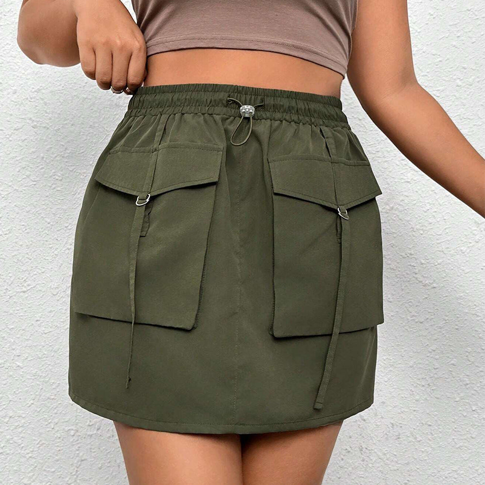 Damen Minirock mit praktischen Taschen und verstellbarem Taillenbund Echo Archiv