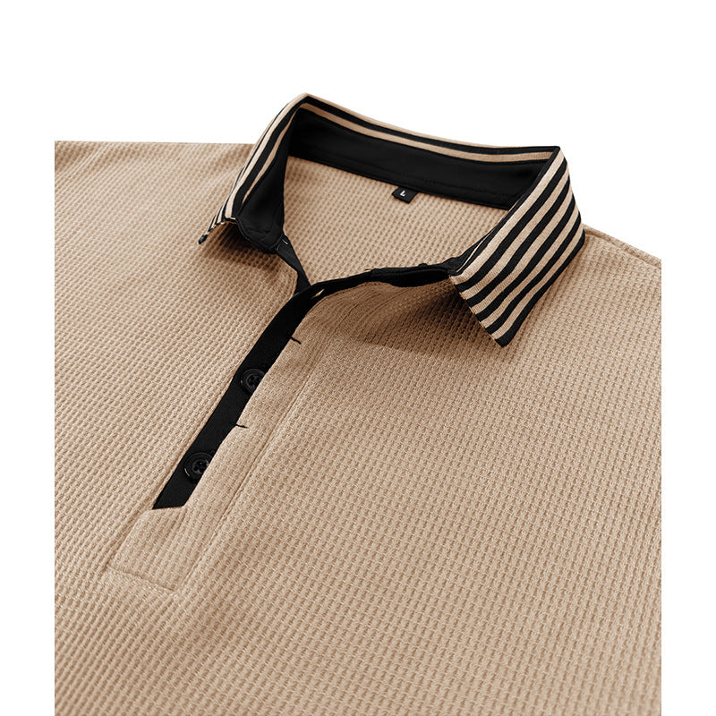 Herren Poloshirt mit strukturiertem Design und atmungsaktiven Eigenschaften Echoarchiv
