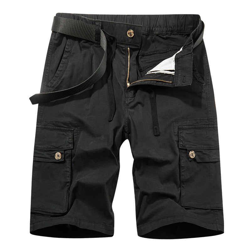 Herren robuste Cargoshorts mit elastischem Bund und multifunktionalen Taschen Echoarchiv