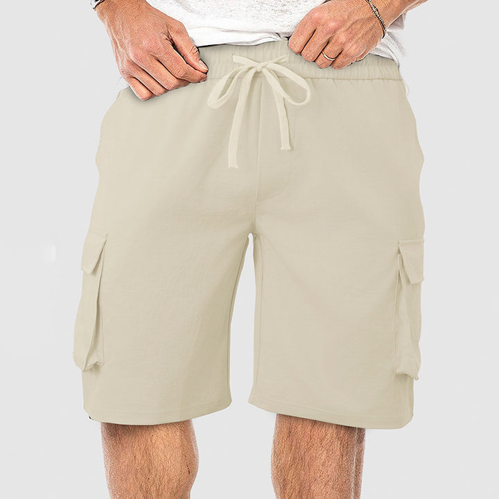 Herren Cargo-Shorts mit elastischem Bund und praktischem Taschen-Design Echoarchiv