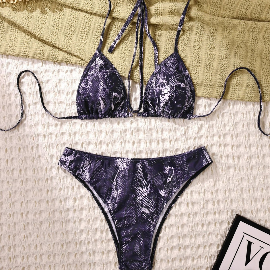 Damen Triangel-Bikini mit stylischem Quersteg Echo Archiv