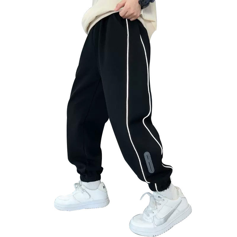 Herren Sportliche Fleece-Hose Echo Archiv