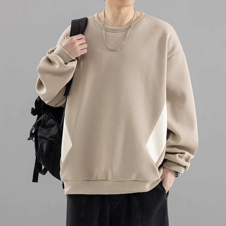 Herren Oversized Sweatshirt mit kontrastierenden Seitentaschen und weichem Fleecefutter Echo Archiv