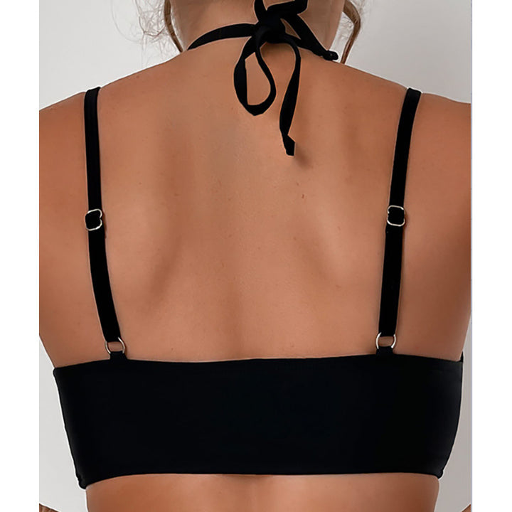 Damen Cropped Bustier mit modischem Ringdetail Echo Archiv