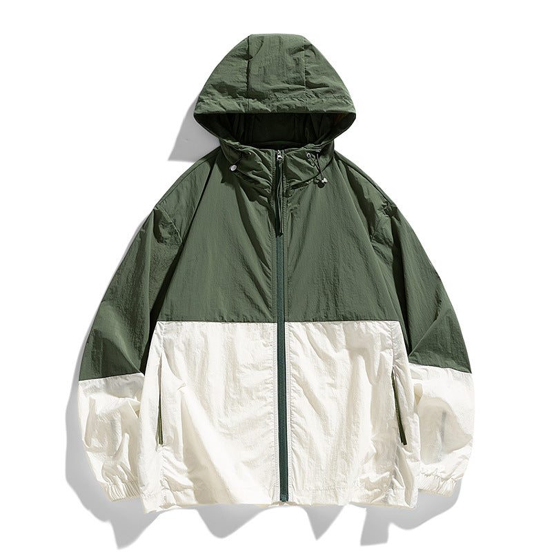 Herren Sportliche Windbreaker-Jacke Echoarchiv