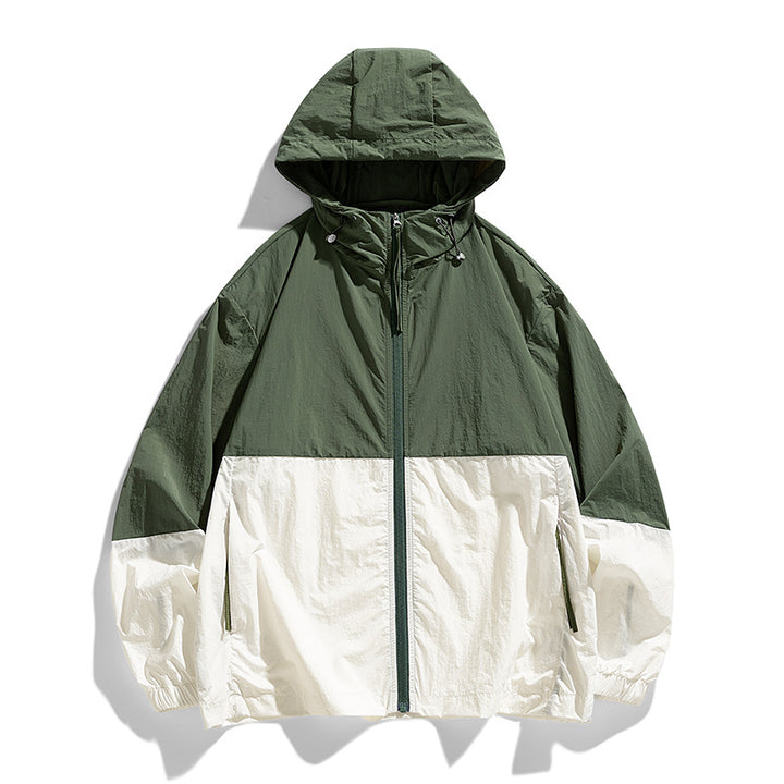 Herren Sportliche Windbreaker-Jacke Echoarchiv