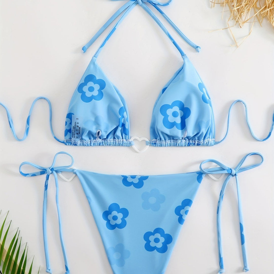 Damen Blumenmuster-Biki Echo Archiv