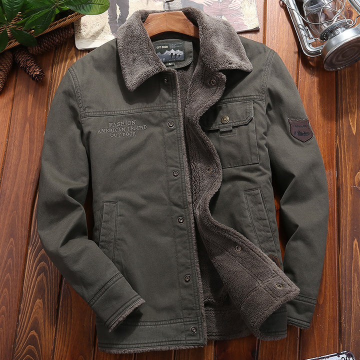 Herren Robuste Outdoor-Jacke mit Fleece-Innenfutter Echo Archiv