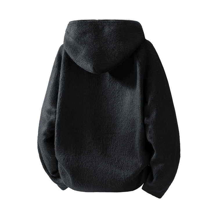 Herren bequeme Fleecejacke mit Kapuze Echo Archive