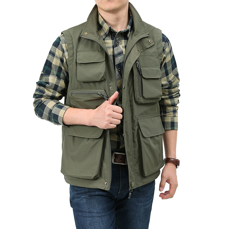 Herren Vielseitige Outdoor-Weste mit praktischen Taschen Echo Archiv