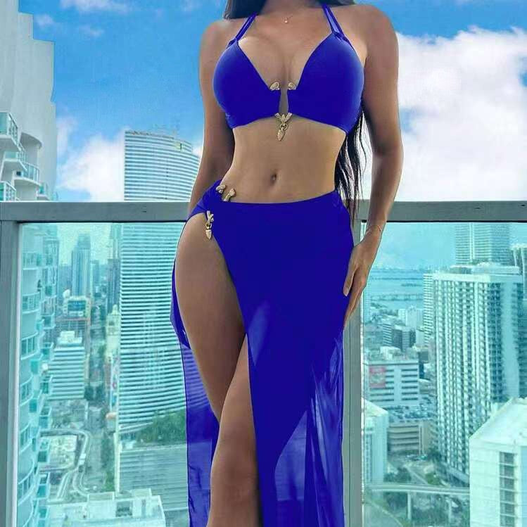 Damen Bikiniset mit transparentem Maxiröckchen Echo Archiv