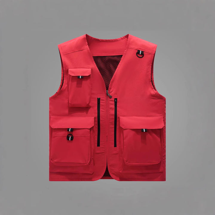 Herren Multifunktionale Outdoor-Weste mit zahlreichen Taschen Echo Archiv