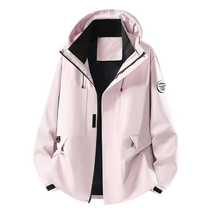 Herren Technische Softshell-Kapuzenjacke mit verdecktem Frontreißverschluss und Multifunktions-Taschen Echo Archiv