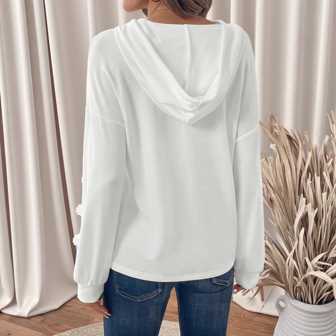 Damen Hoodie mit Spitzenakzenten Echo Archiv
