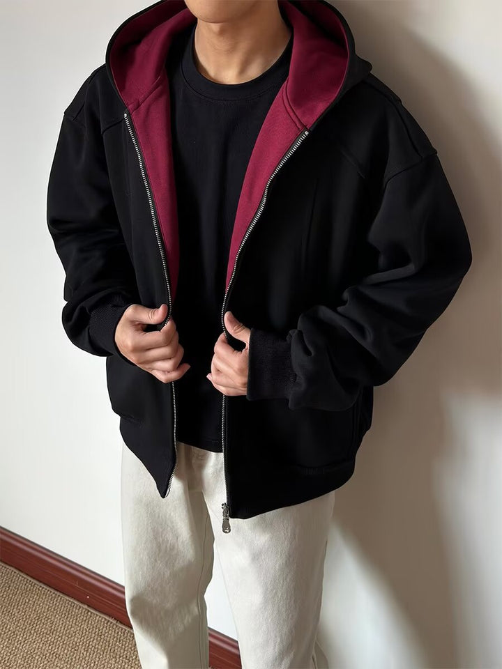 Herren Sportliche Fleecejacke Echoarchiv