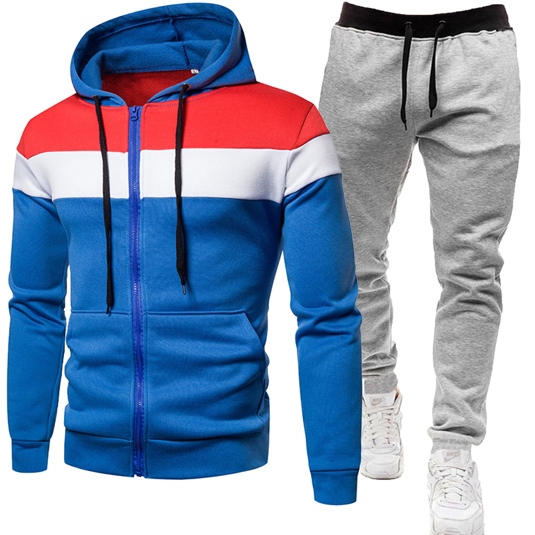 Herren zweiteiliges Freizeit-Jogginganzug-Set – Marzano