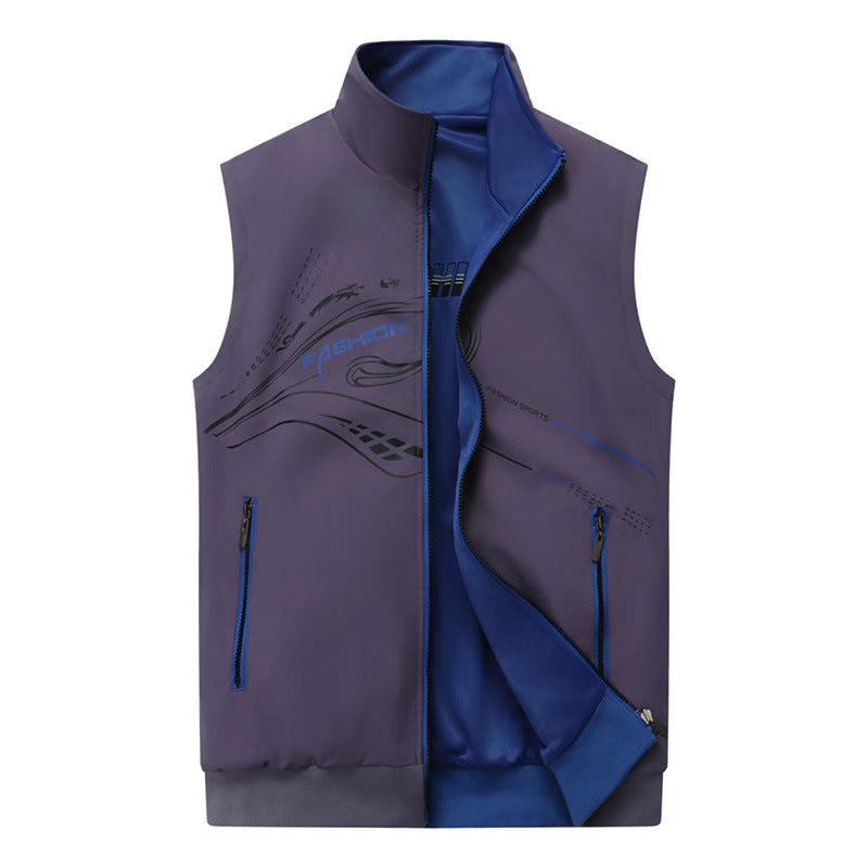 Herren Sportliche High-Performance Weste Echo Archiv