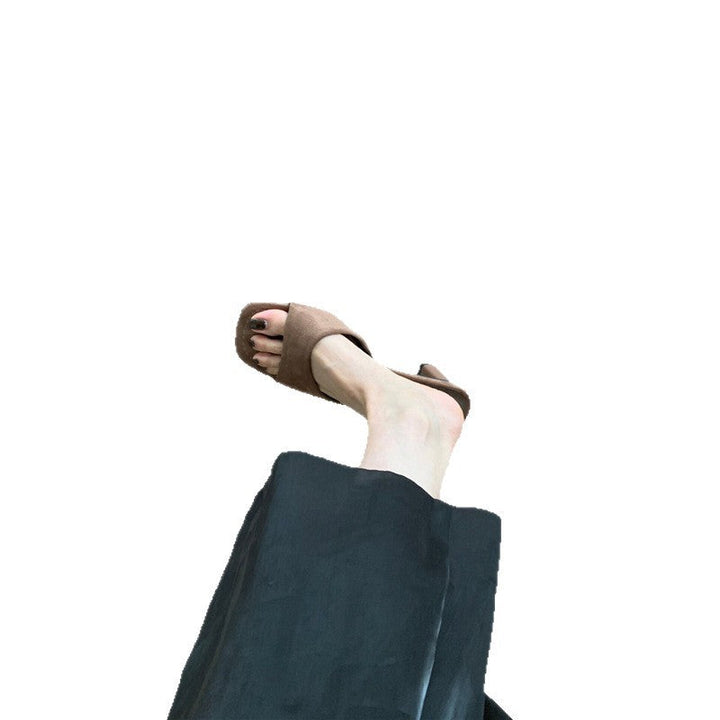 Damen Komfortable High Heel Mules – Avérine