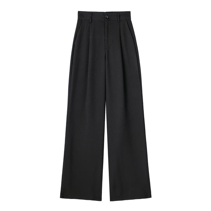 Damen Weite Highwaist-Bundfaltenhose mit Bügelfalte und seitlichen Eingrifftaschen Echo Archiv