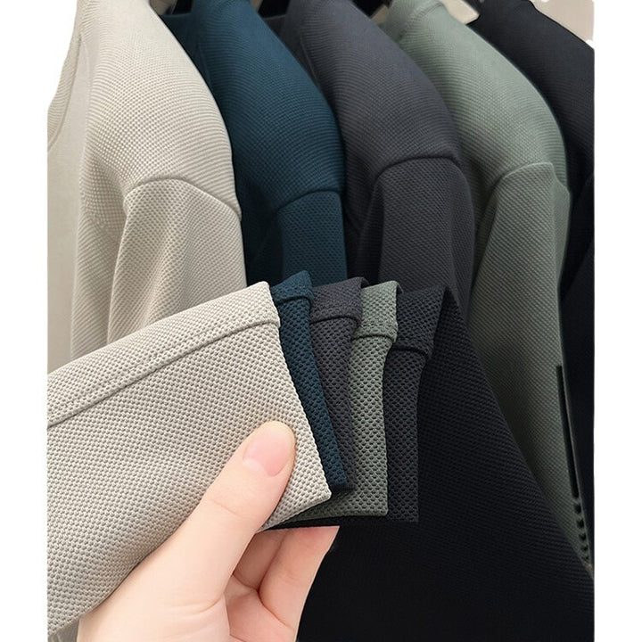 Herren langärmliges Sweatshirt mit strukturiertem Gewebe und stylischem Logo Echoarchiv