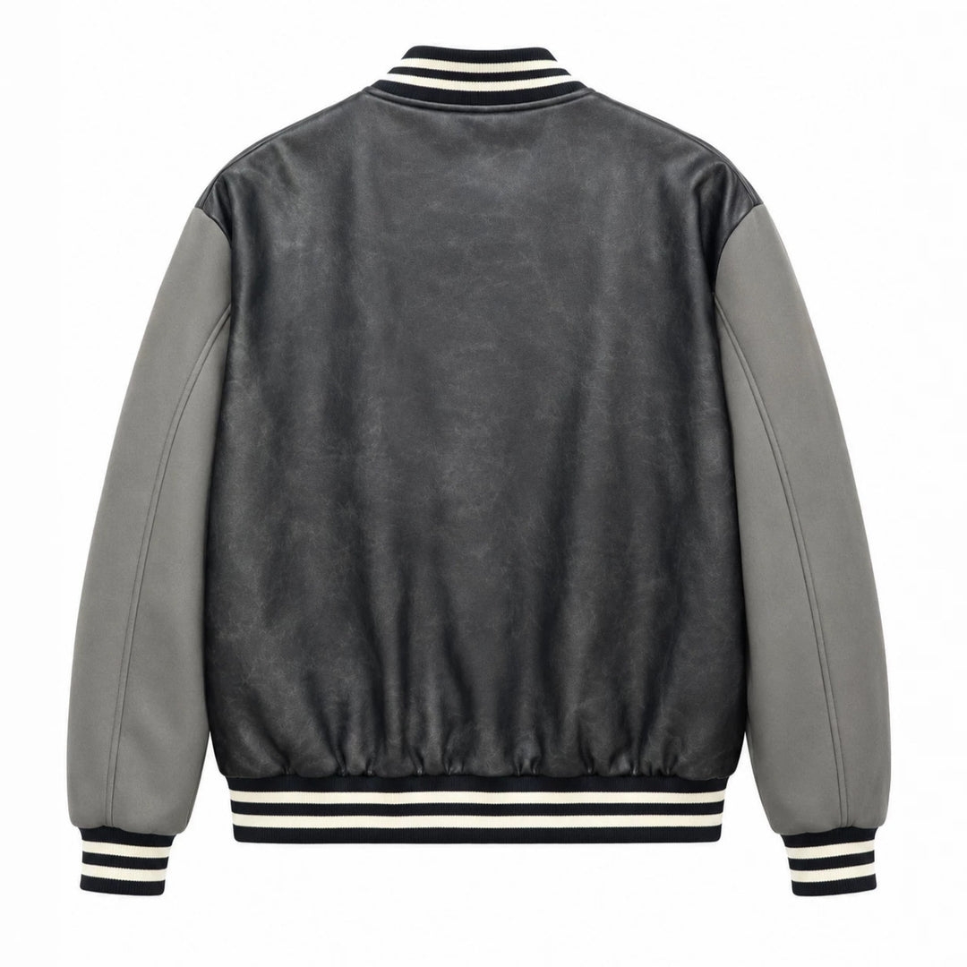 Herren Modische Bomberjacke mit gesticktem Design Echo Archiv