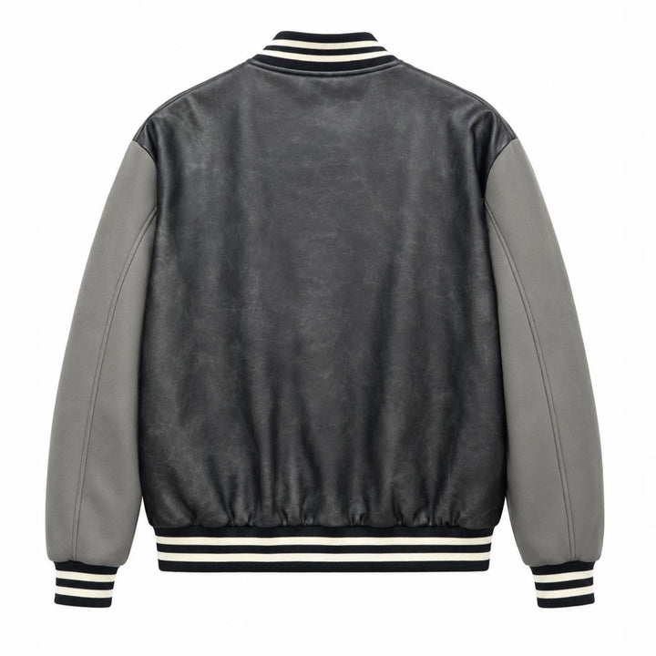 Herren Modische Bomberjacke mit gesticktem Design Echo Archiv